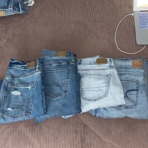 4 American eagle long jeans